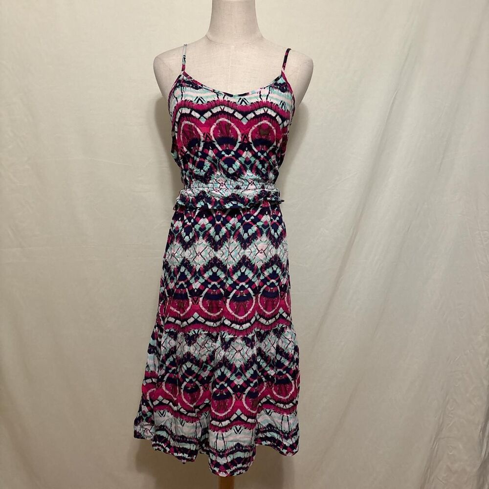 boho pattern mini sundress